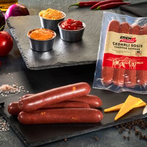 Dana Sosis Cheddarlı 4'lü Paket 100g x 4 (E-Kodsuz)