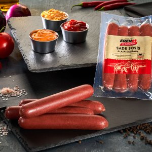 Dana Sosis Sade 4'lü Paket 100g x 4 (E-Kodsuz)